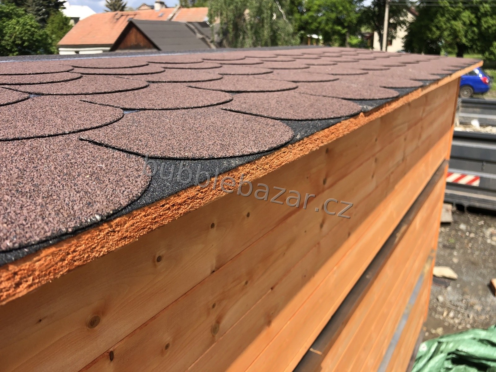 Nová venkovní dřevěná králíkárna s 9 kotci 80 × 80 cm, doprava zdarma
